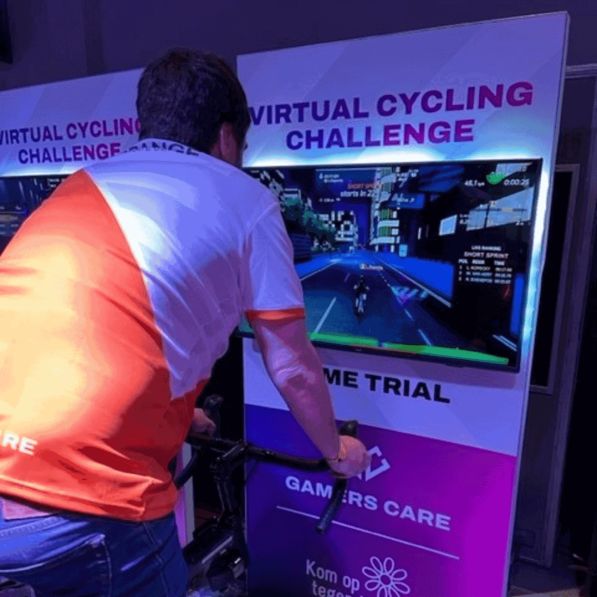 Orange virtual cycling